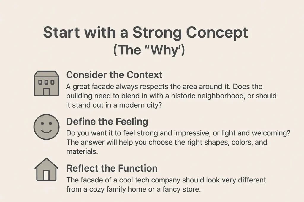 Start with a Strong Concept (The Why )